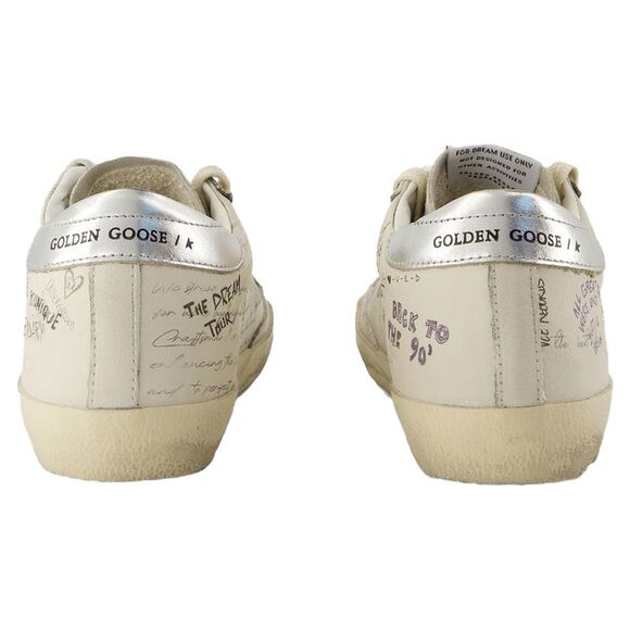 Super Star Sneakers - Golden Goose Deluxe Brand - Leather - White - Picture 3 of 3